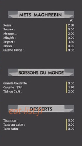 Assiette berbère — carte page 4