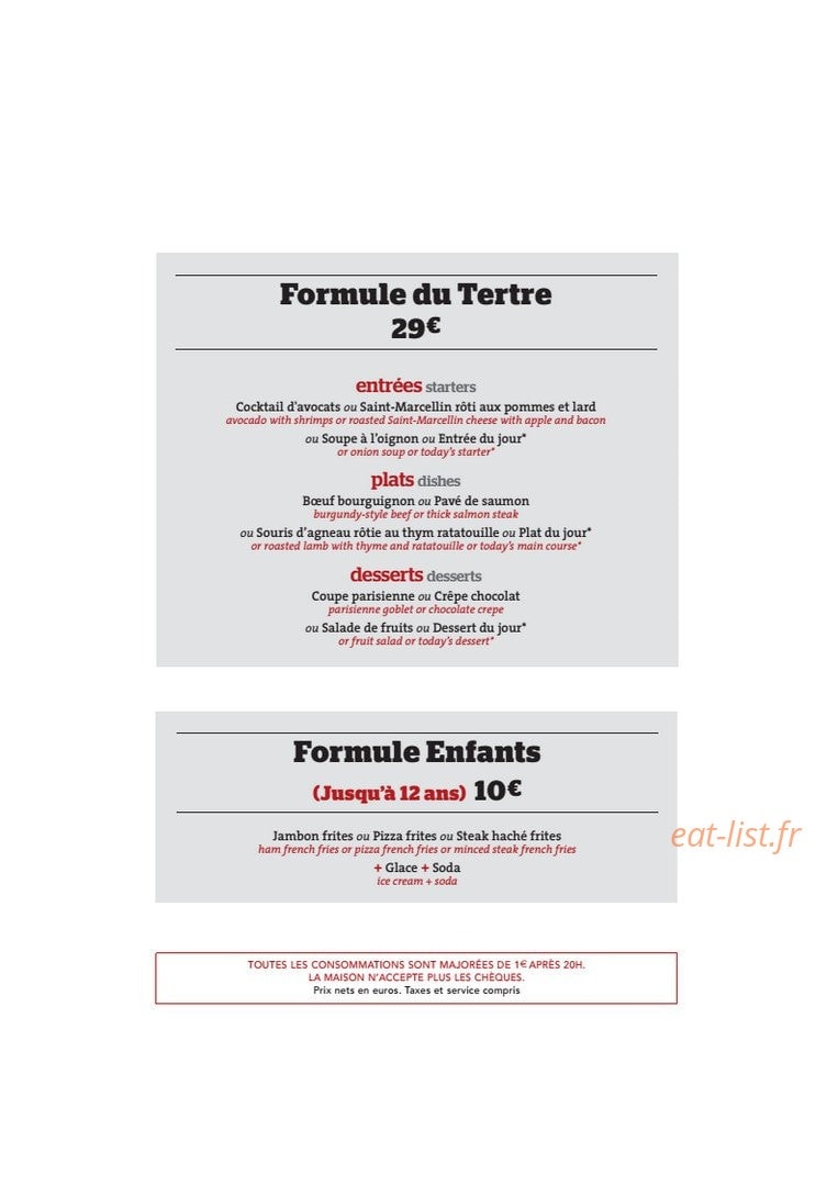 Au Cadet de Gascogne — carte page 4