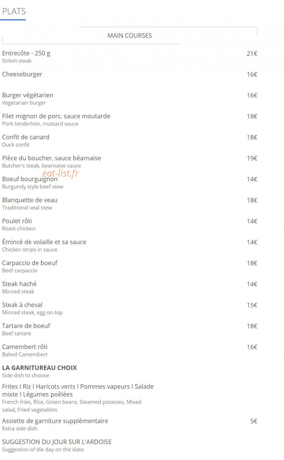 Au clairon des chasseurs — carte page 2