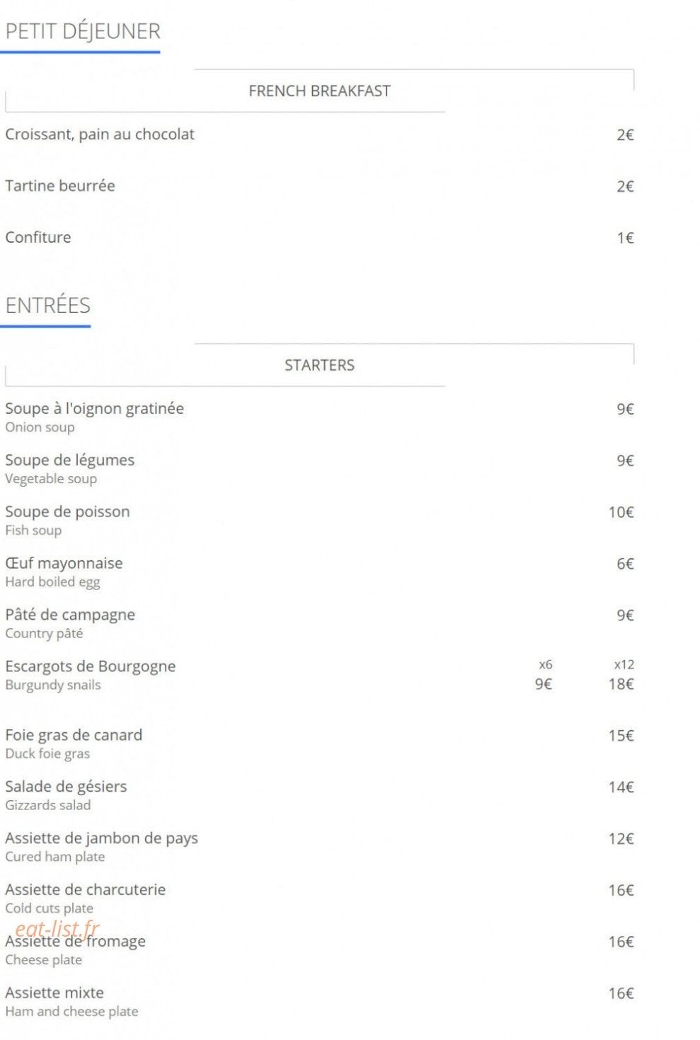 Au clairon des chasseurs — carte page 1