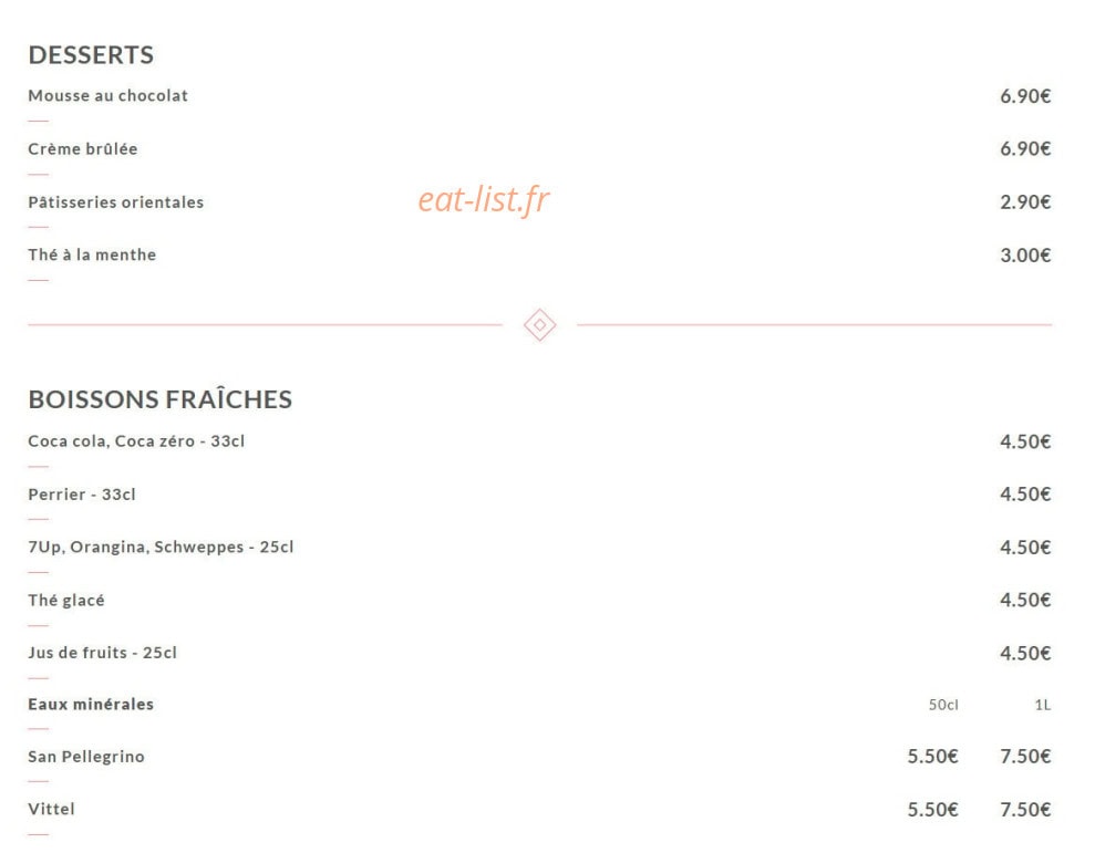 Au Rendez-Vous de Montmartre — carte page 4