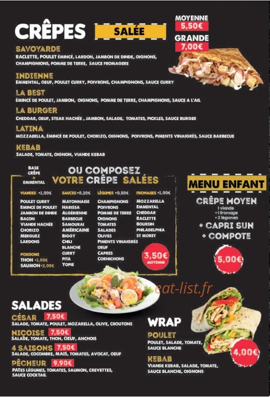 Best Cook Pizzeria — carte page 4