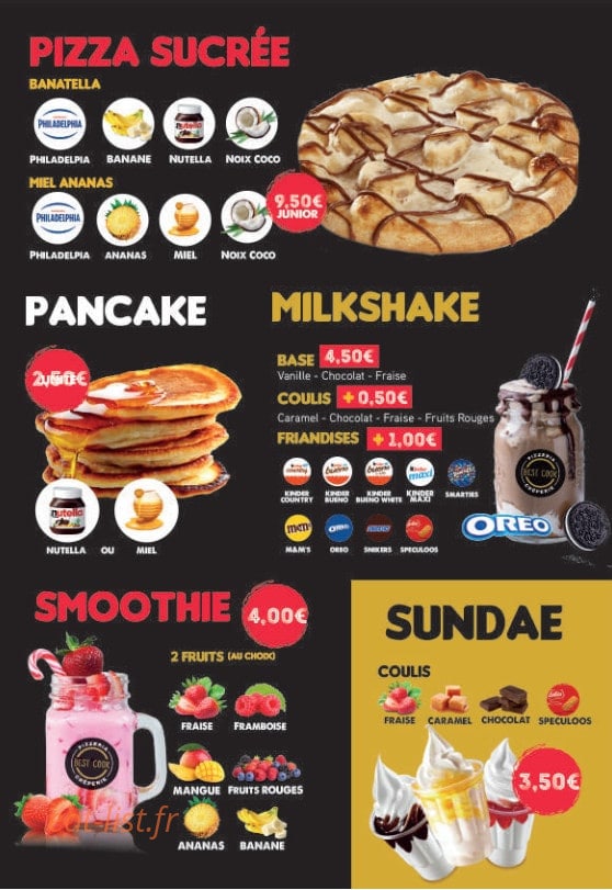 Best Cook Pizzeria — carte page 5