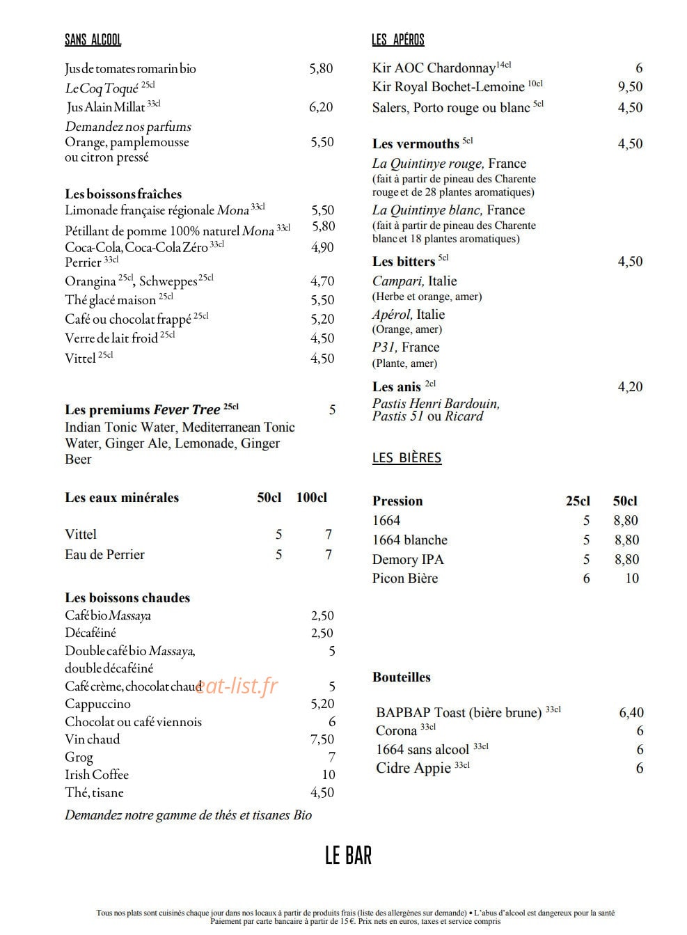 Bibiche — carte page 6