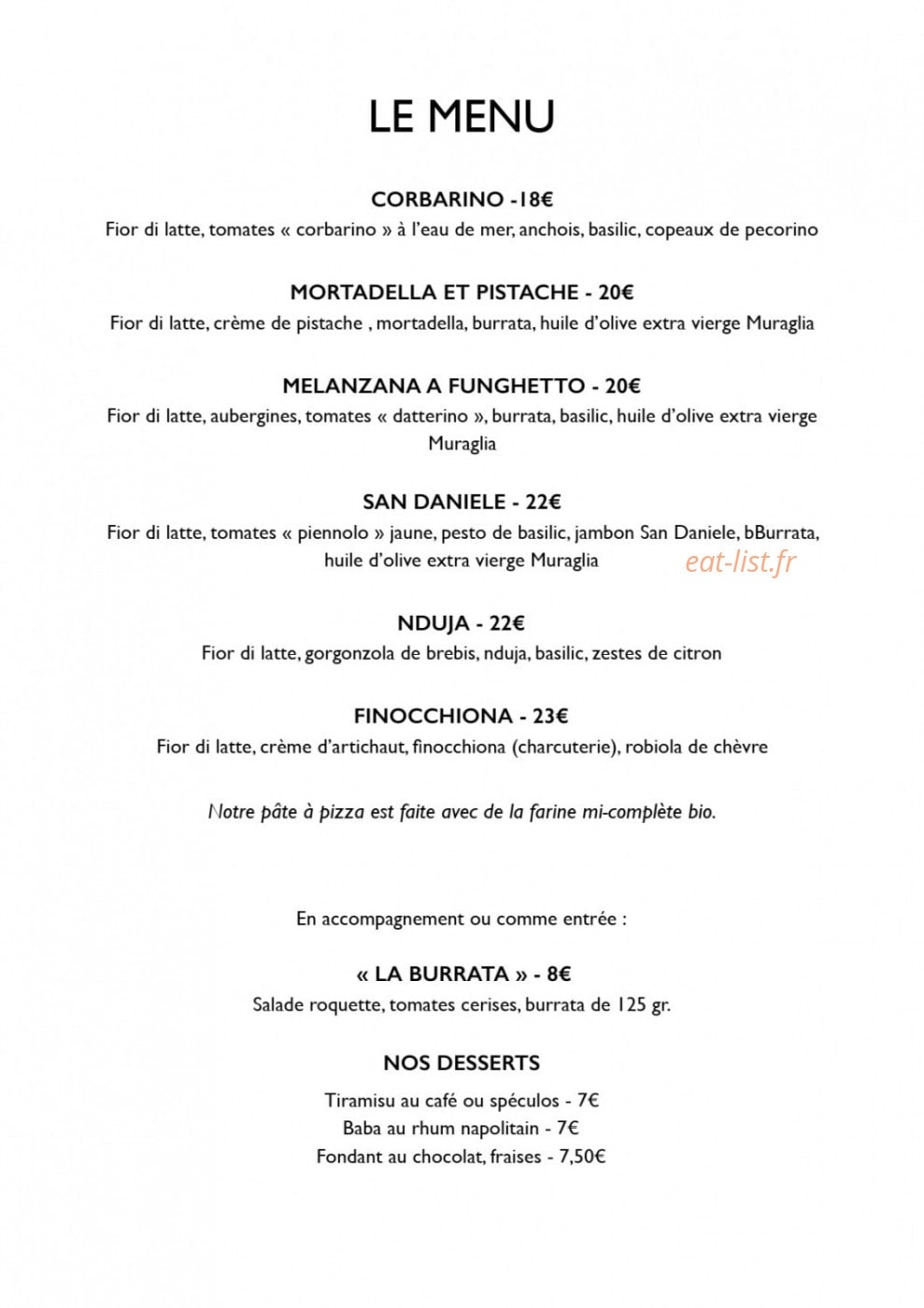 Bijou — carte page 3