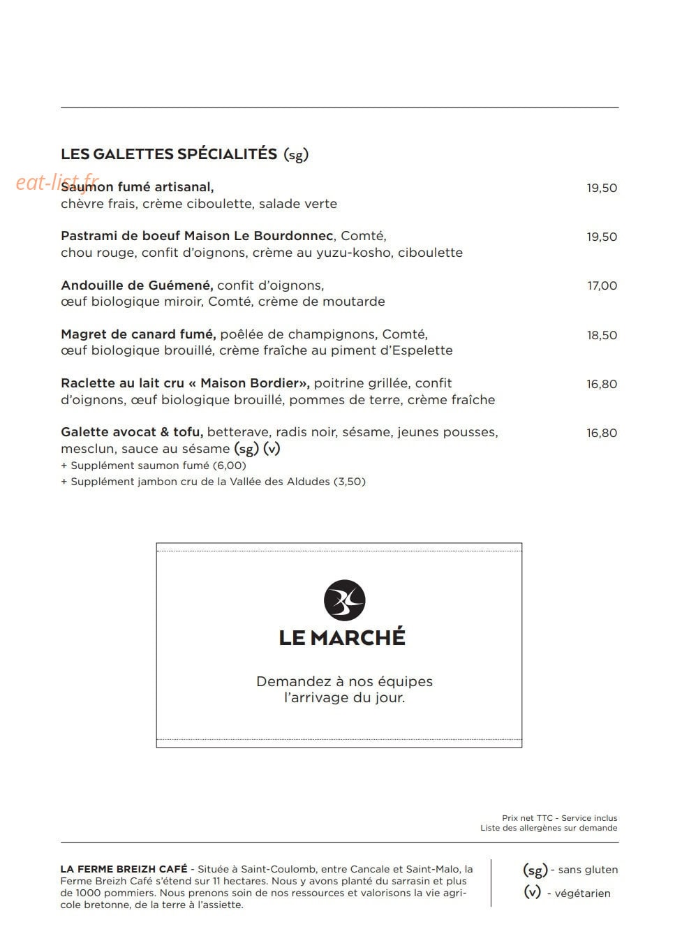 Breizh Café — carte page 5