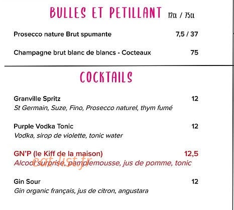 Bulot Bulot — carte page 6