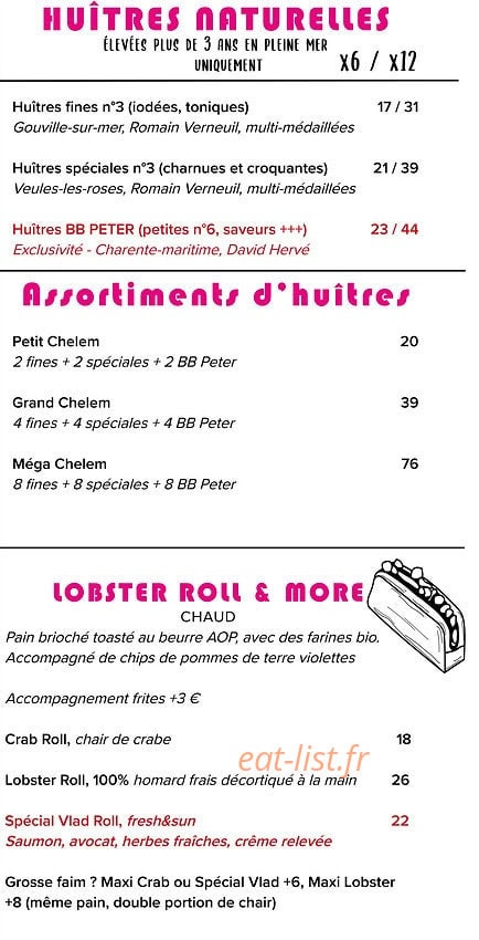 Bulot Bulot — carte page 2