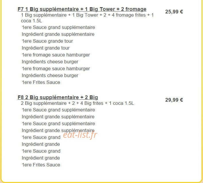 Burger Run Paris — carte page 14
