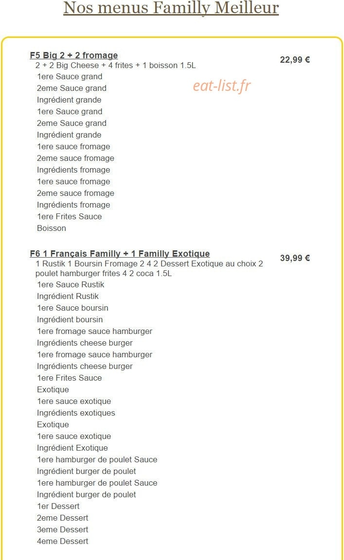 Burger Run Paris — carte page 13
