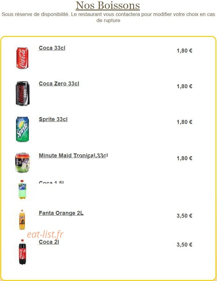 Burger Run Paris — carte page 17