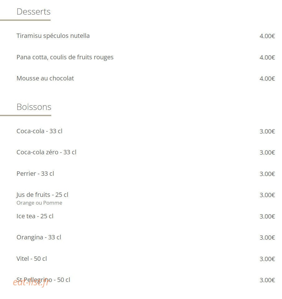 Café de la Gare — carte page 5