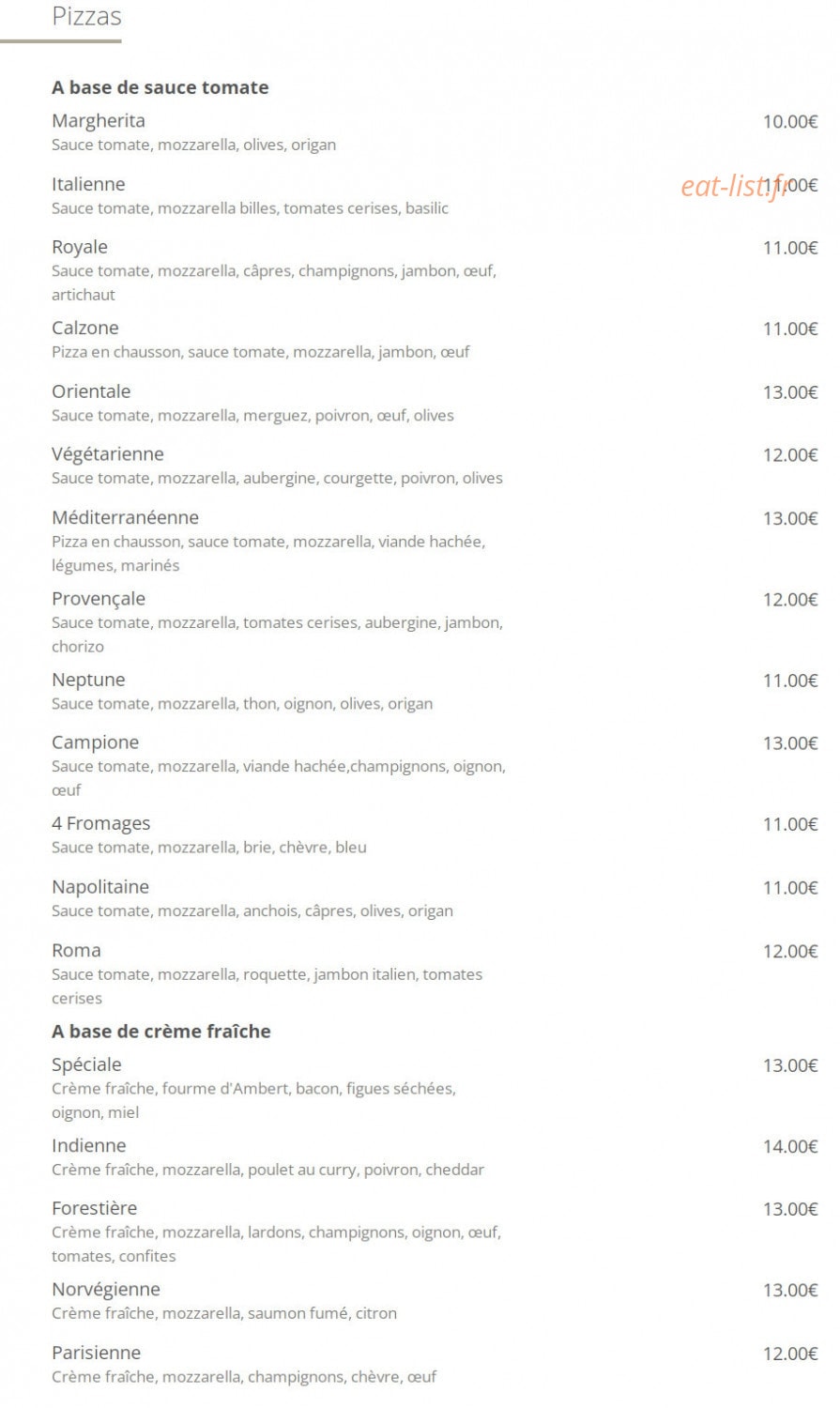 Café de la Gare — carte page 4