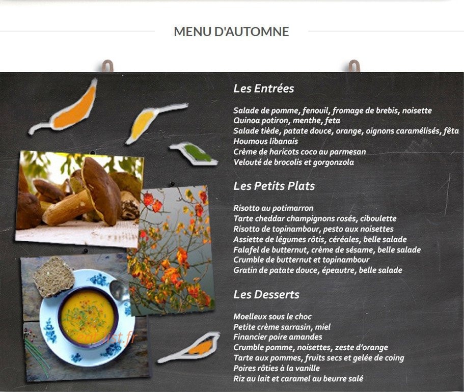 Cantine Vagabonde — carte page 5