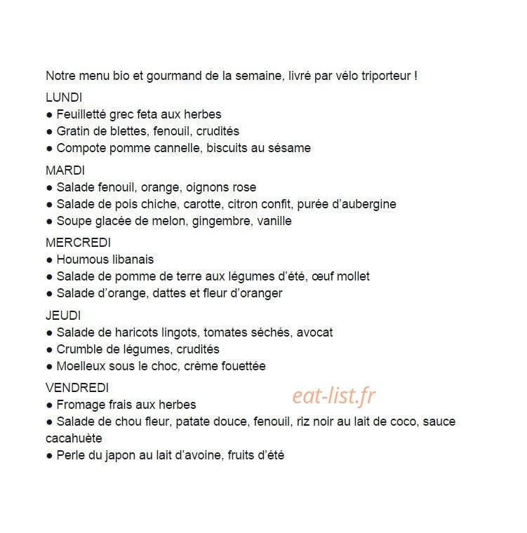 Cantine Vagabonde — carte page 6