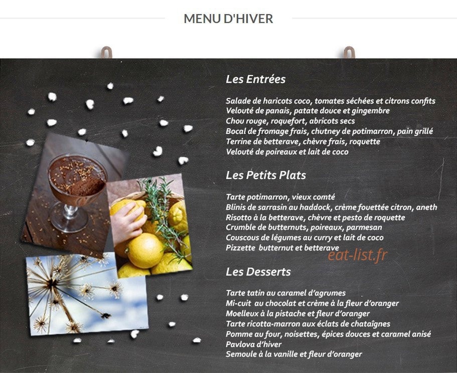 Cantine Vagabonde — carte page 2