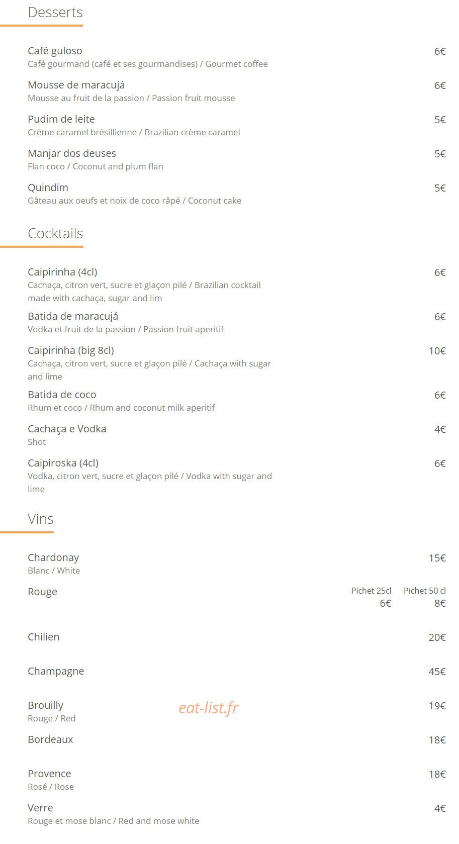 Carajas — carte page 2