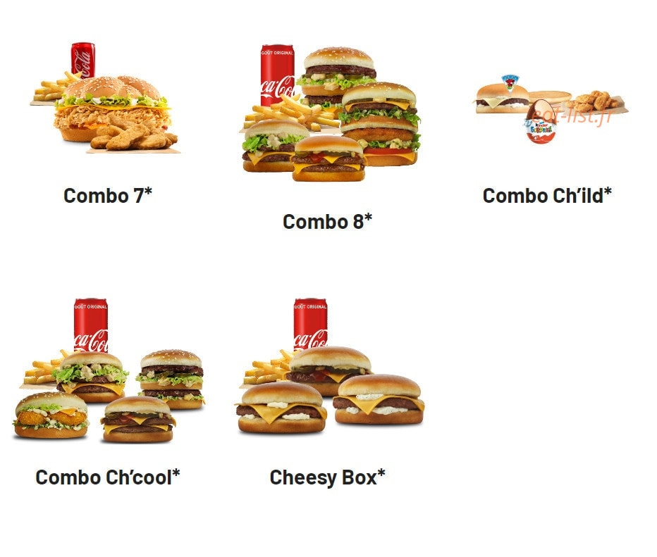 Chamas Burger — carte page 4