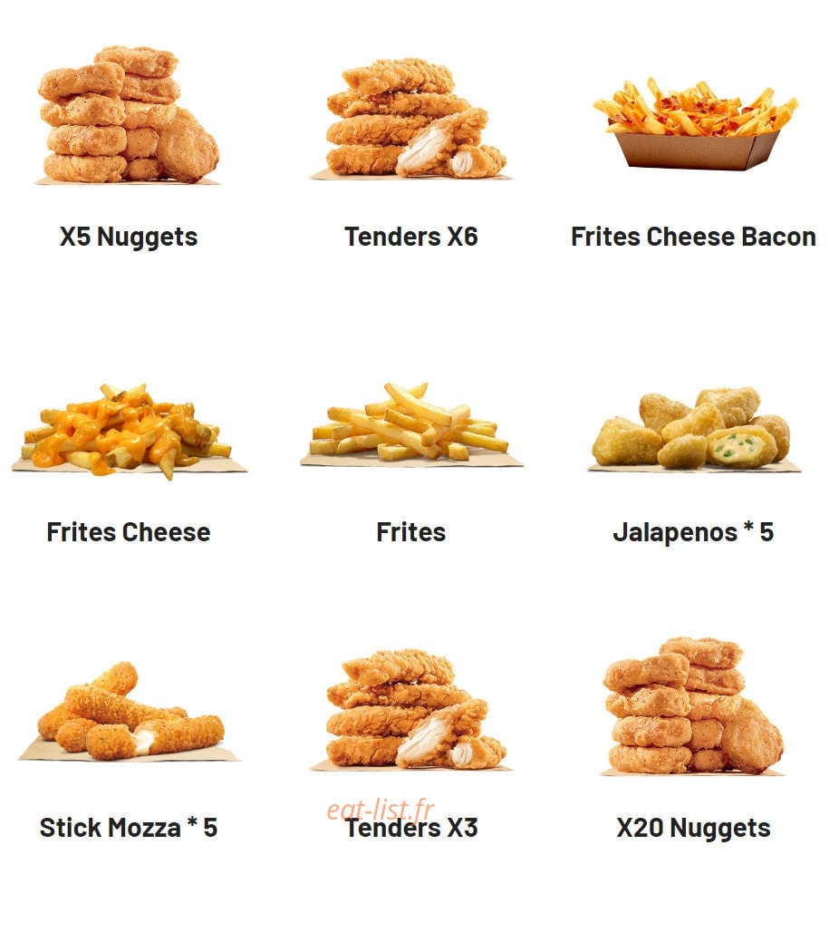 Chamas Burger — carte page 6