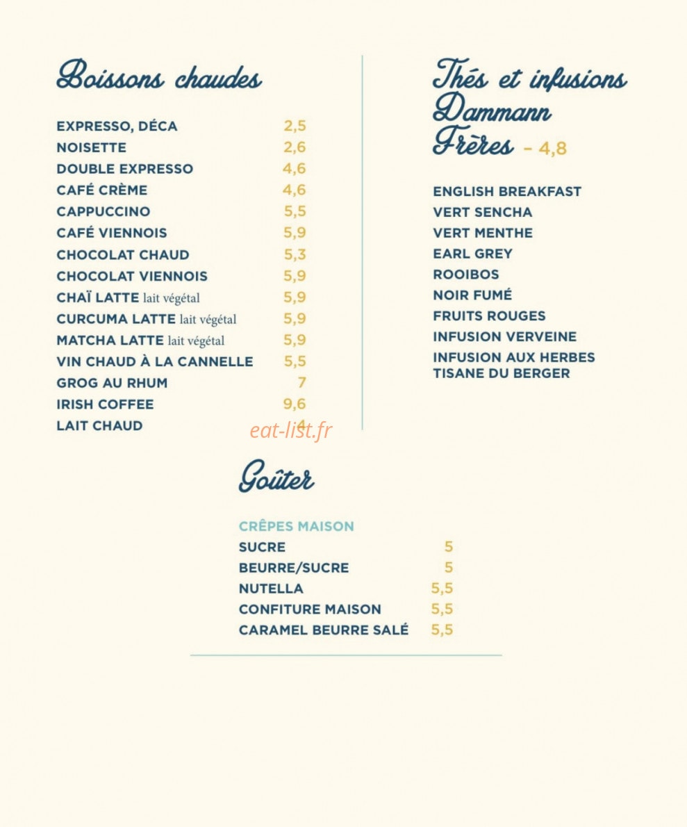 Chez Ginette — carte page 5