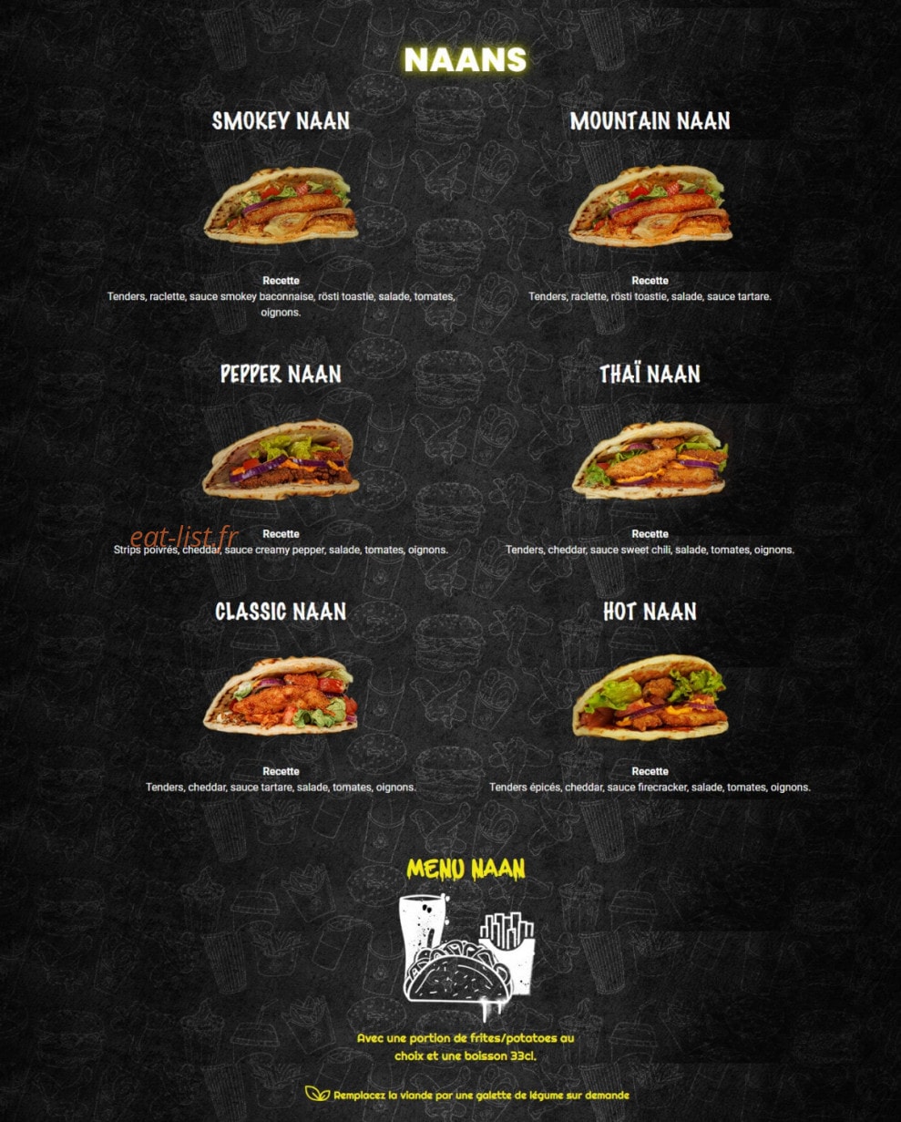 Chicken Time — carte page 5