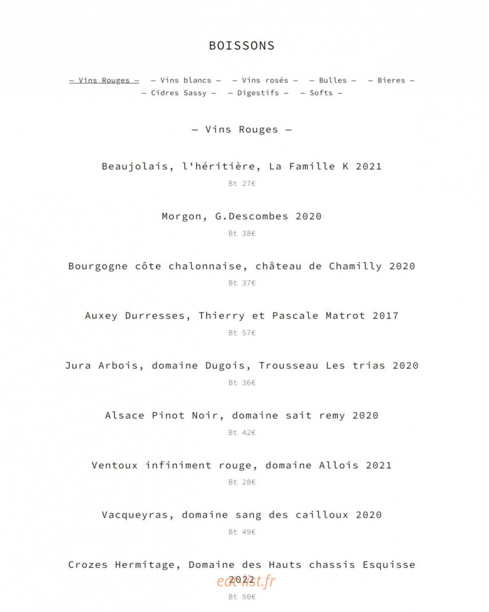 Creme — carte page 5