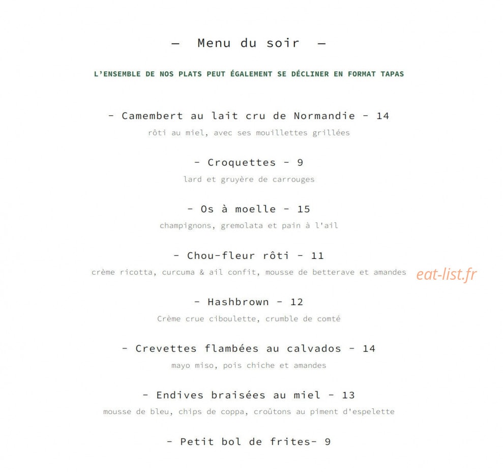 Creme — carte page 2