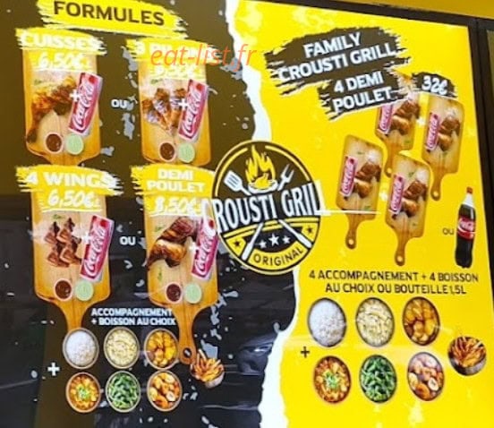 Crousti Grill — carte page 2