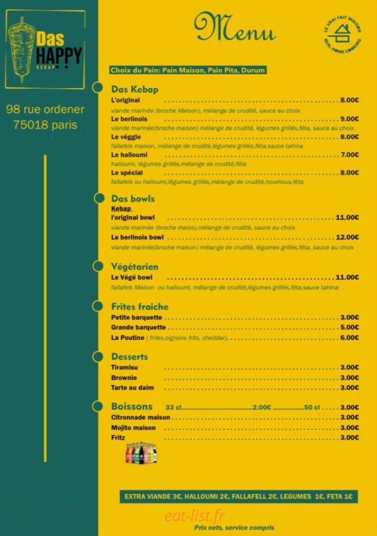 Das Happy — carte page 2