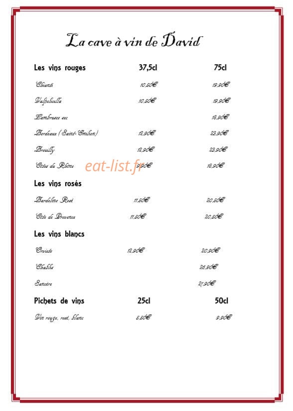 David 18 — carte page 9