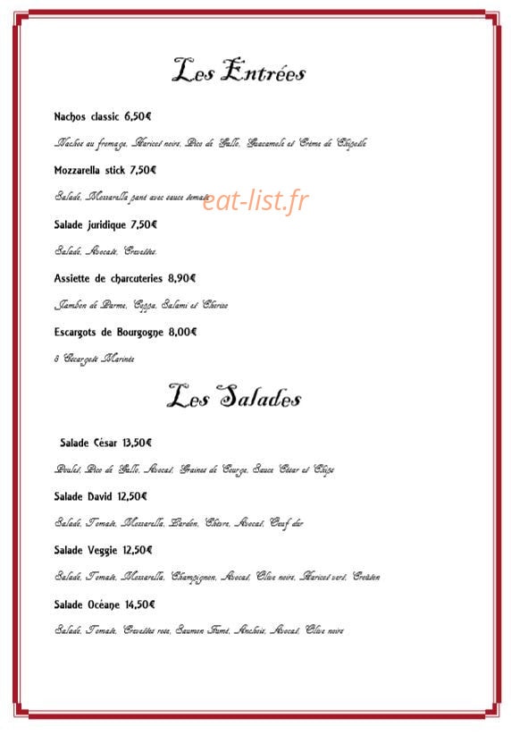 David 18 — carte page 2