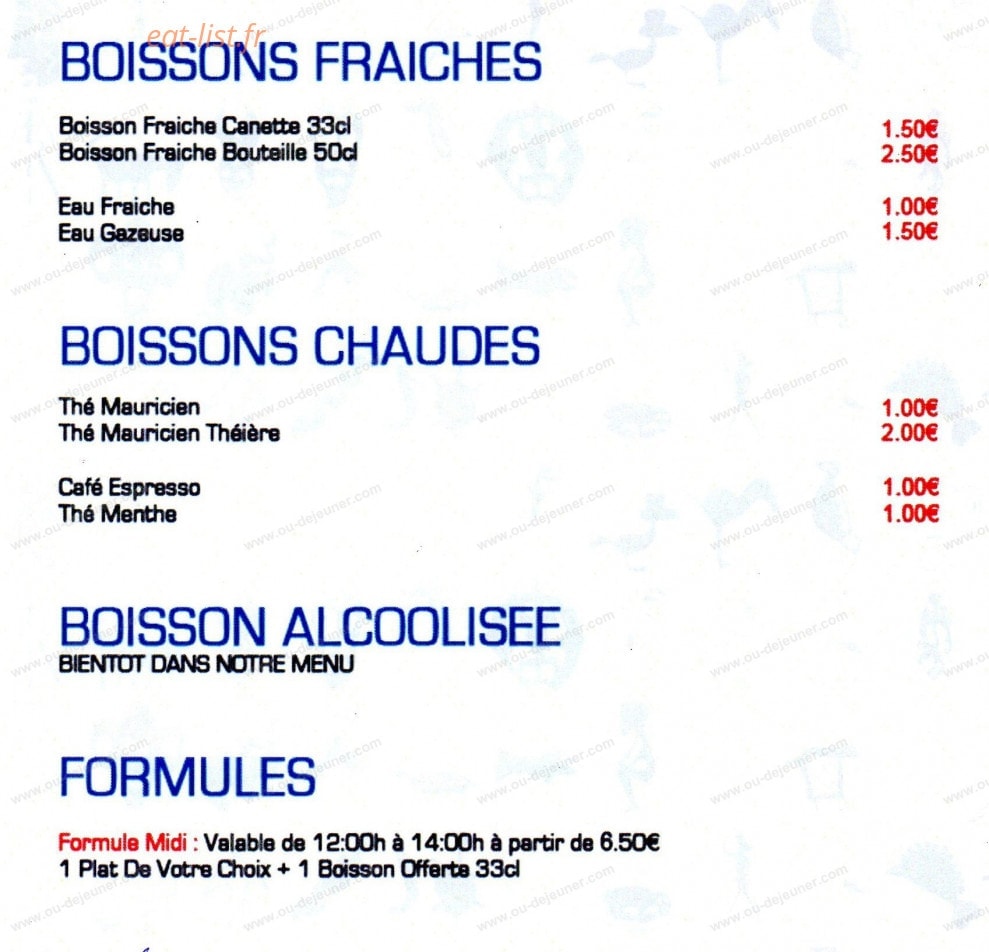 Delicious Mauritius — carte page 3