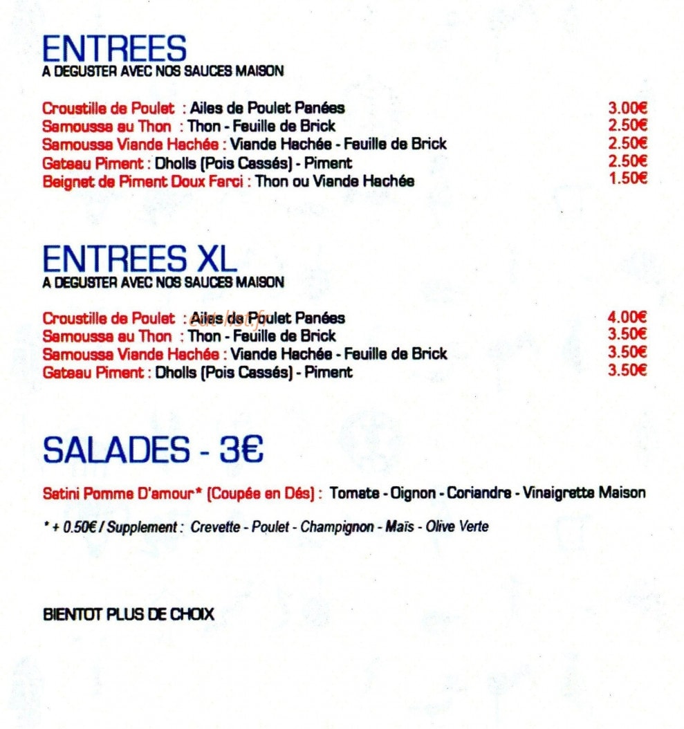 Delicious Mauritius — carte page 1