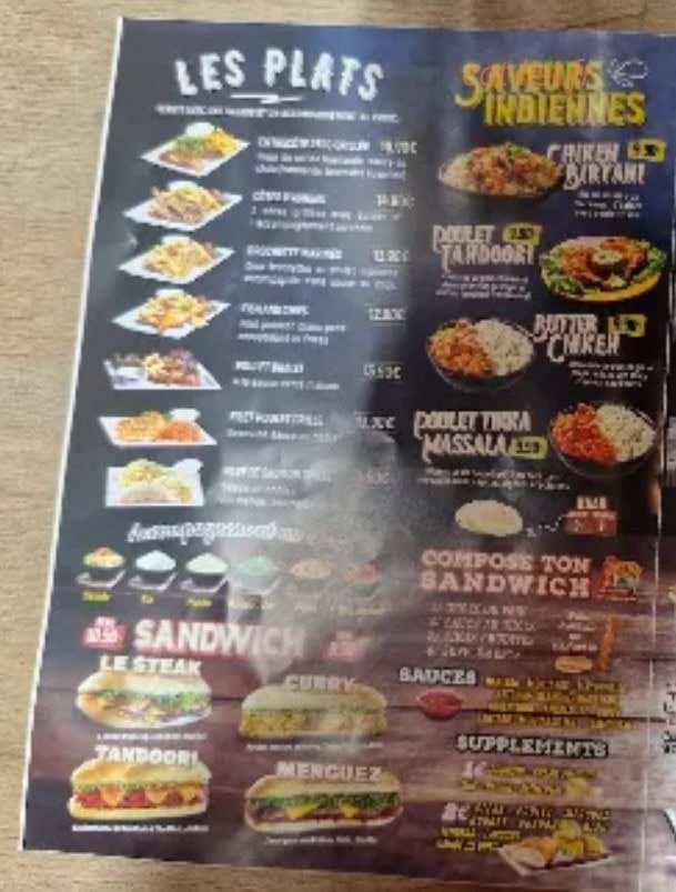 Carte et menu de DOGA’S street food à Paris 18 — Les plats, sandwiches...