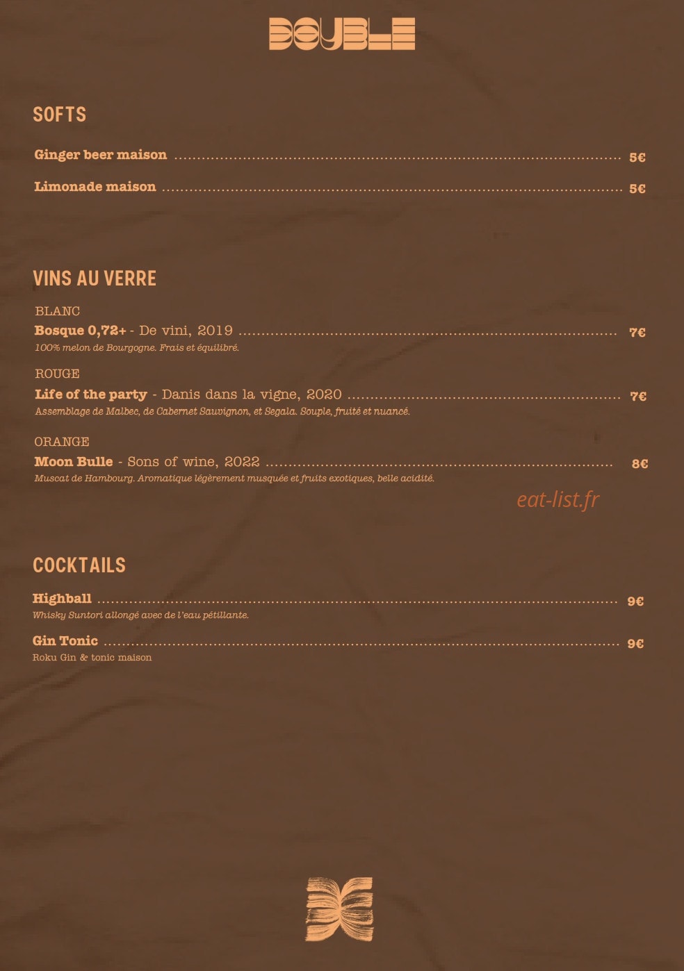 Double — carte page 3