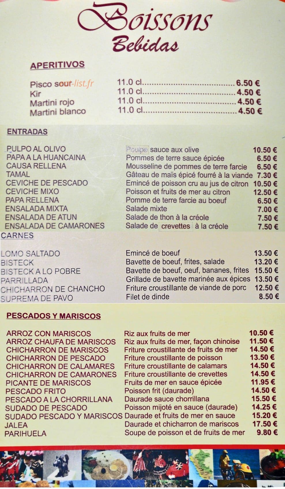 El pulpo — carte page 2