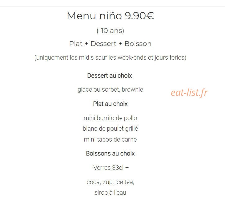 El Tequila — carte page 6