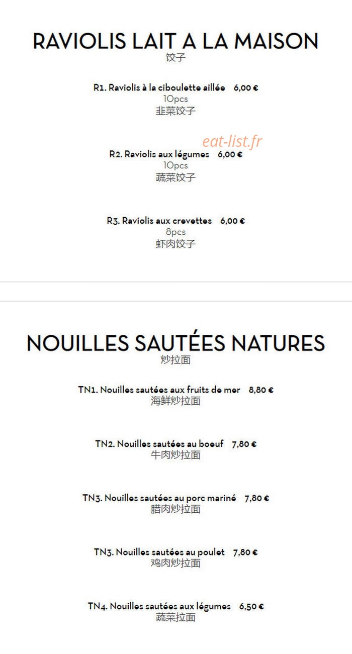 Face à Face — carte page 2