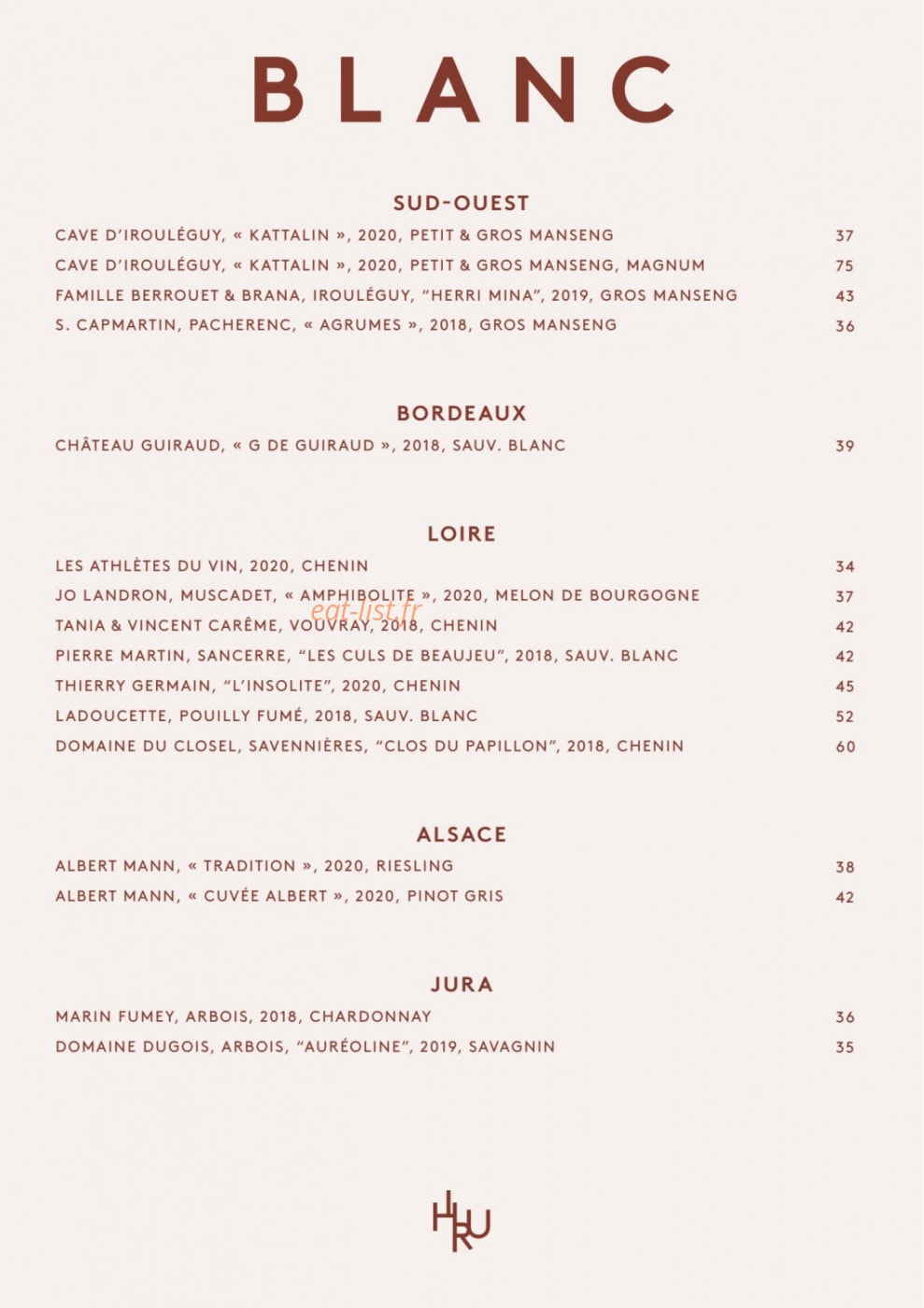Hiru Paris Montmartre — carte page 10