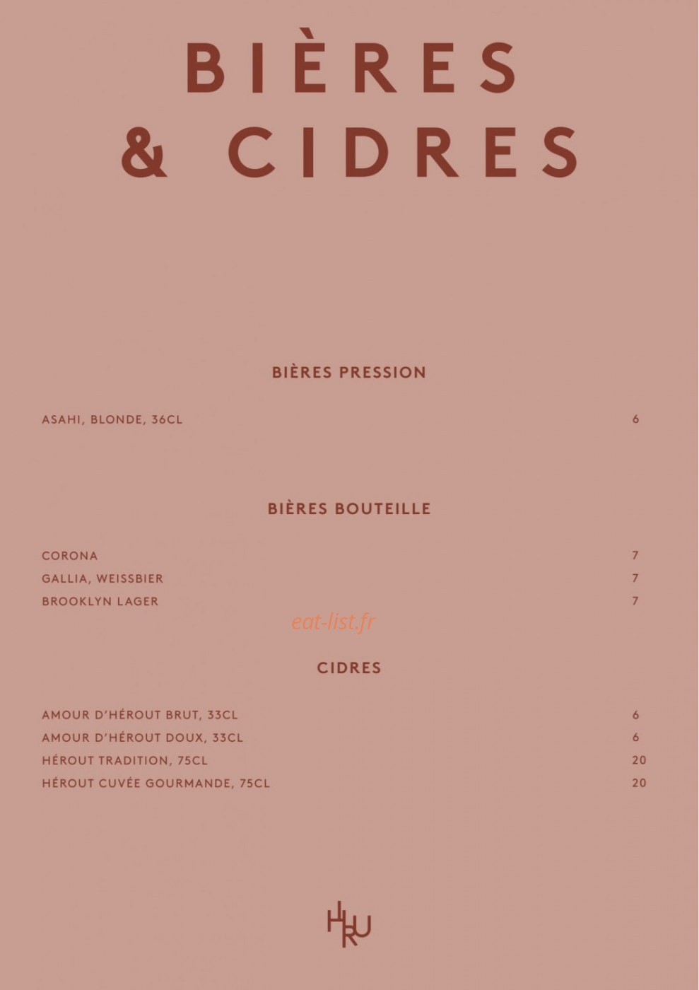 Hiru Paris Montmartre — carte page 3