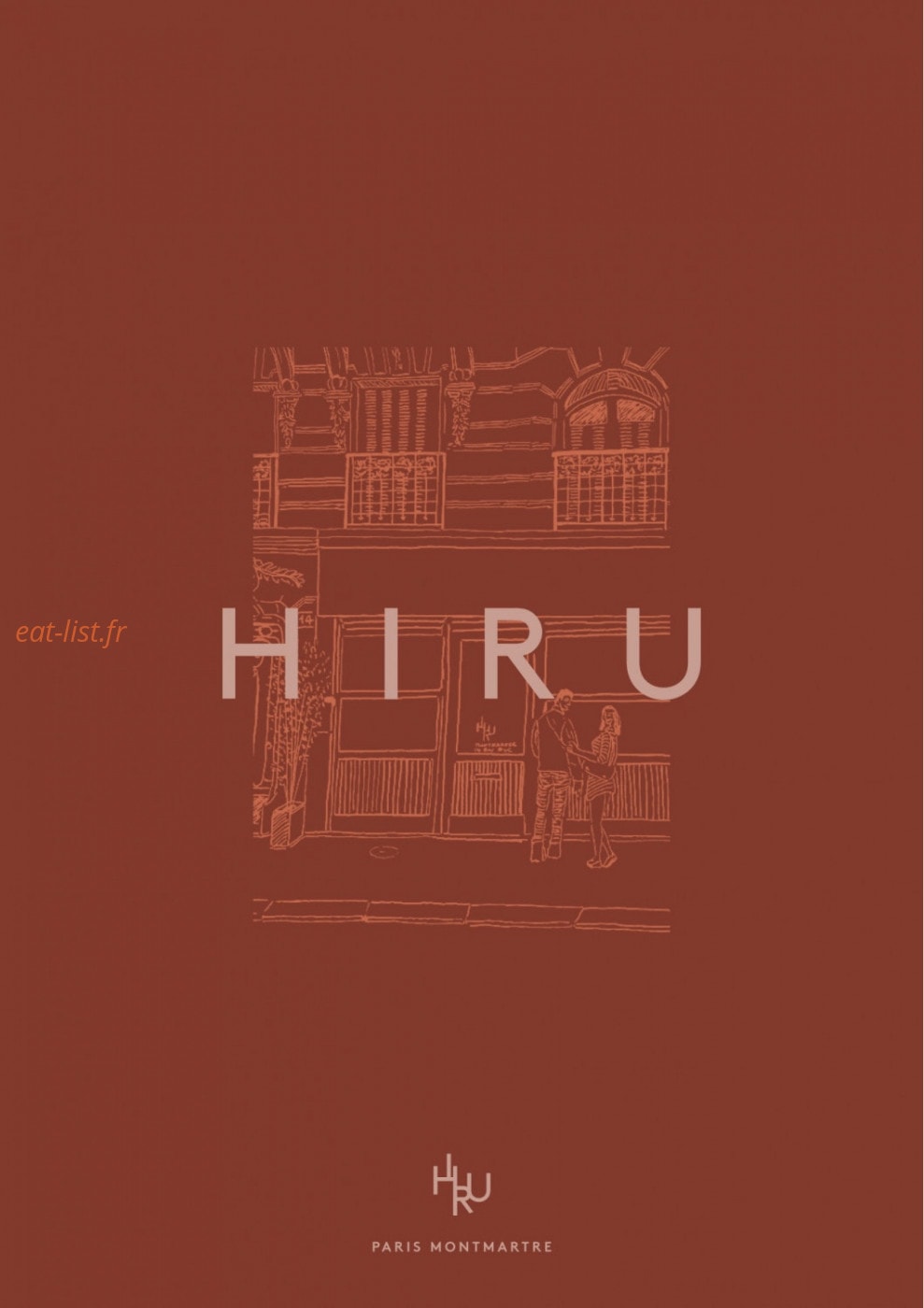 Hiru Paris Montmartre — carte page 1