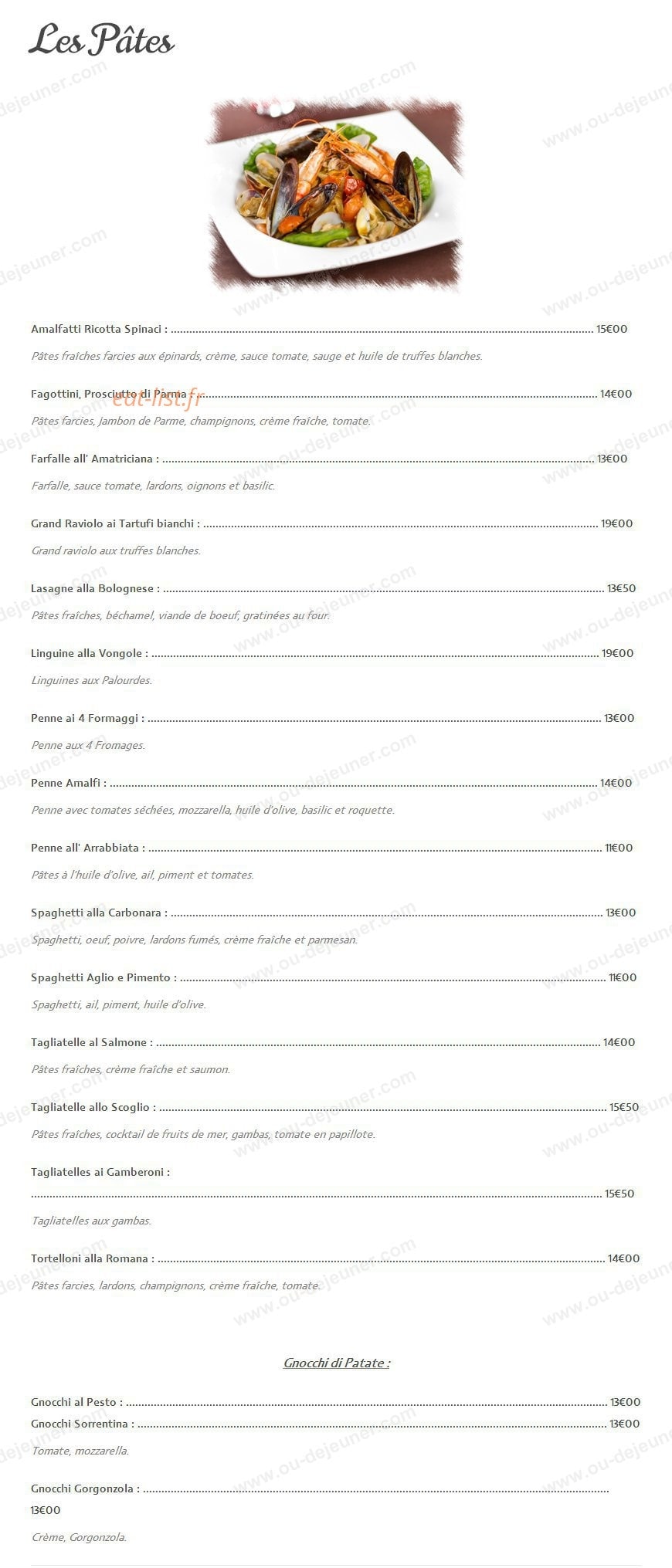 Il Duca — carte page 2