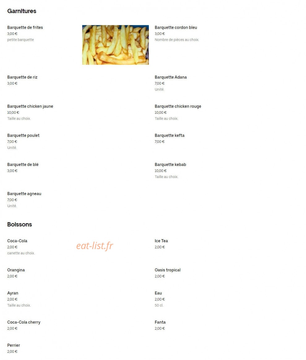 Istanbul Grill — carte page 4