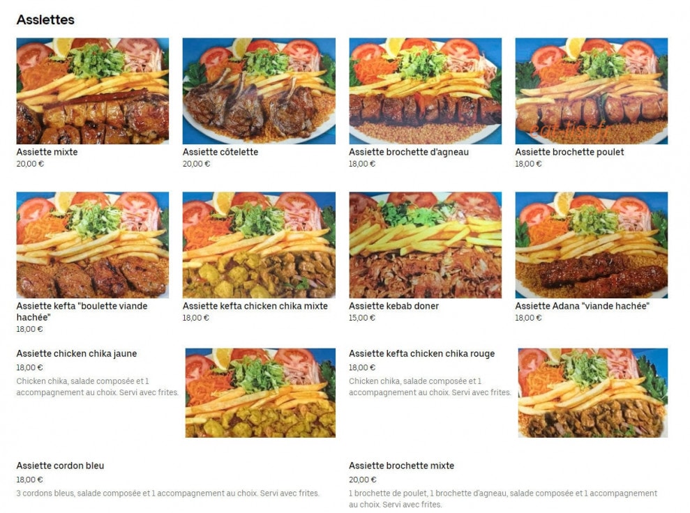 Istanbul Grill — carte page 2