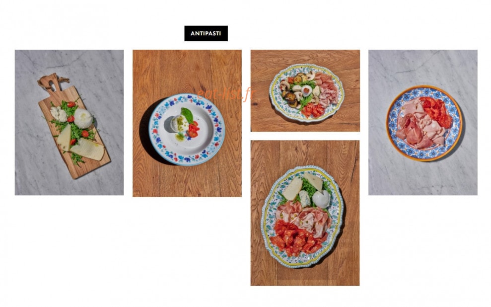 IT Trattoria — carte page 4