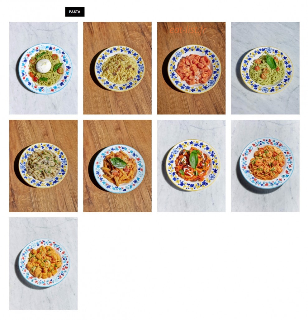IT Trattoria — carte page 2