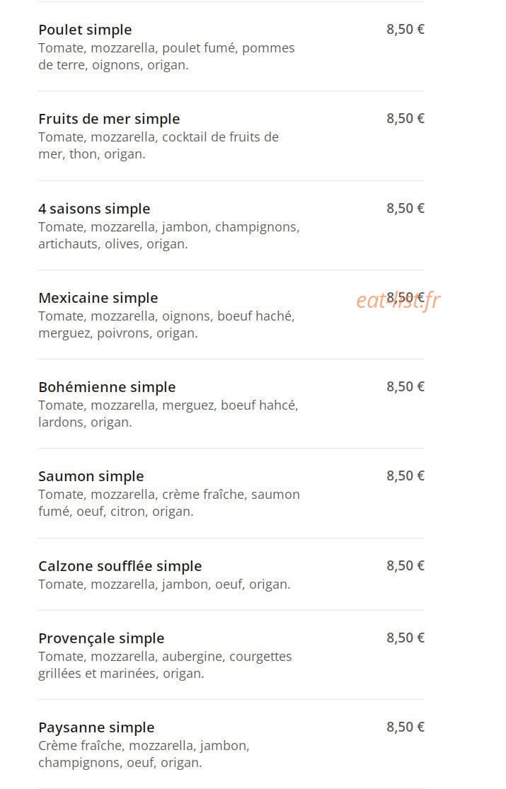 La Bohémienne — carte page 3