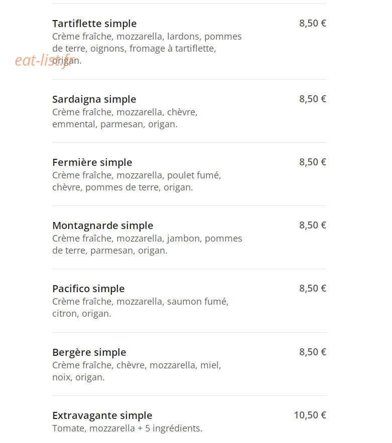 La Bohémienne — carte page 4