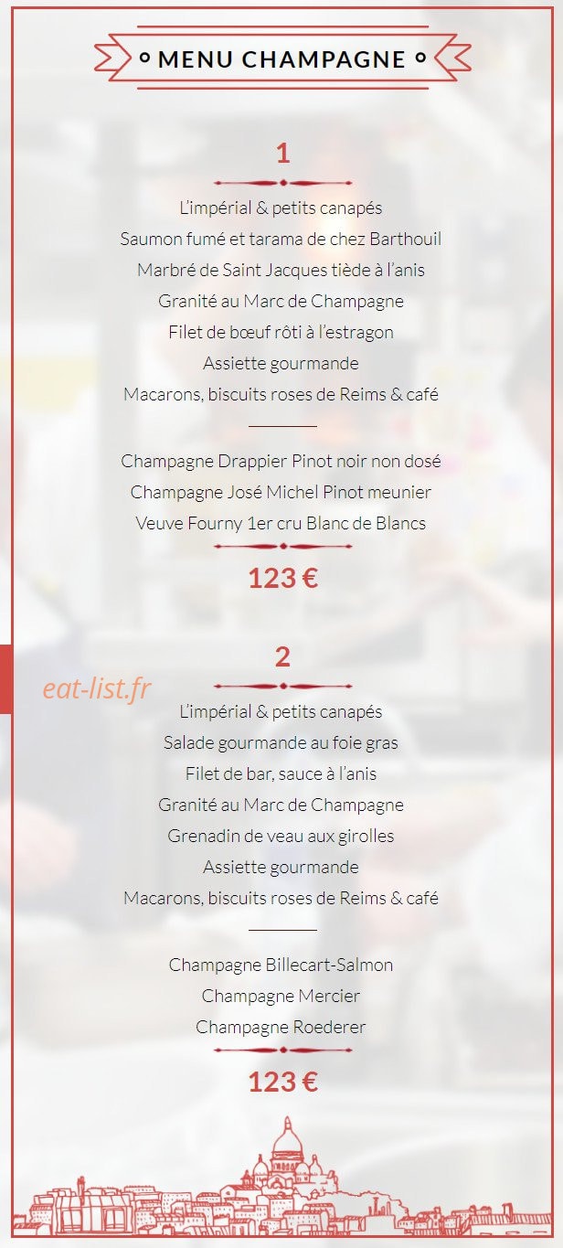 La Bonne Franquette — carte page 16