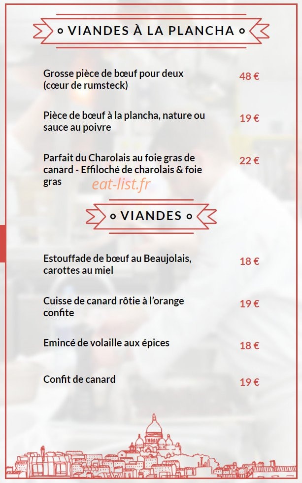 La Bonne Franquette — carte page 6